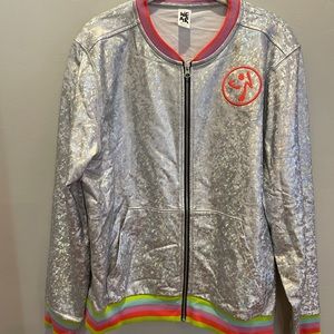 Zumba Fitness NWT Believe In Magic Bomber Jacket in size XL